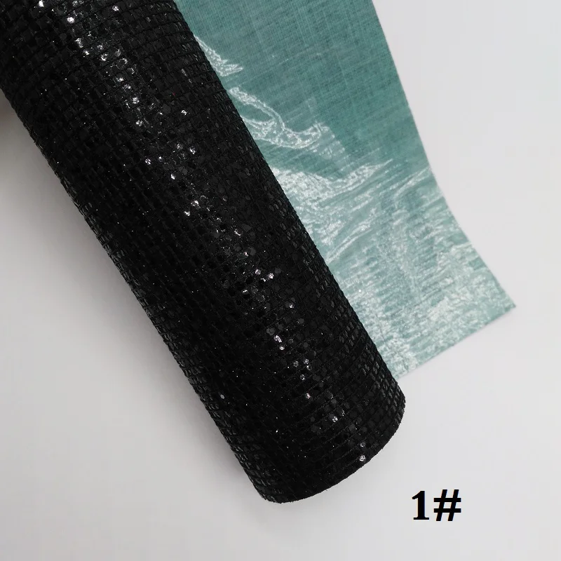 1 Glitterwishcome 21X29 см A4 размер винил для бантов сетка блестящая кожа Fabirc искусственная кожа листы для бантов, GM343A - Цвет: 1