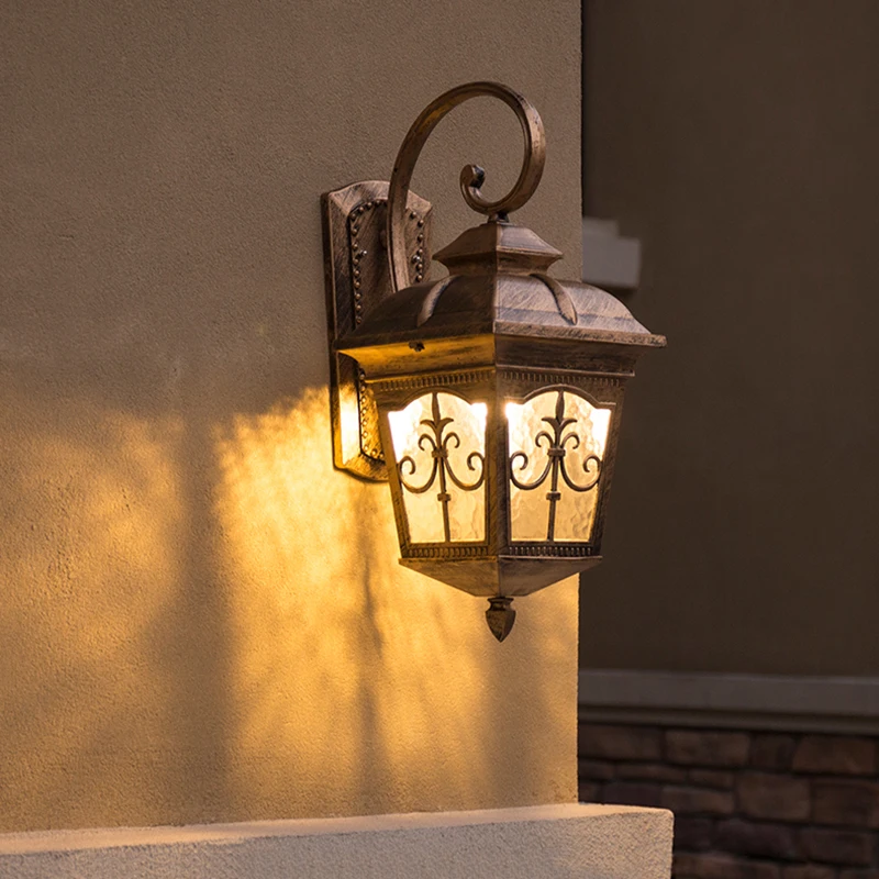 Vintage iron glass outdoor wall lamp country waterproof rustproof wall light LED E27 for balcony patio aisle yard garden park
Vintage iron glass outdoor wall lamp country waterproof rustproof wall light LED E27 for balcony patio aisle yard garden park