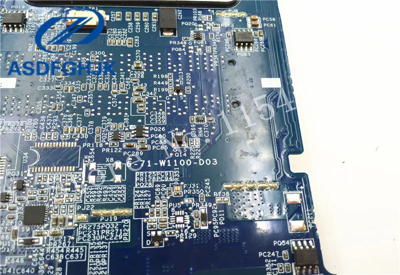 Материнская плата для ноутбука 6 71 w1100 d03 Hasee Raytheon CLEVO w110ER материнская DDR3
