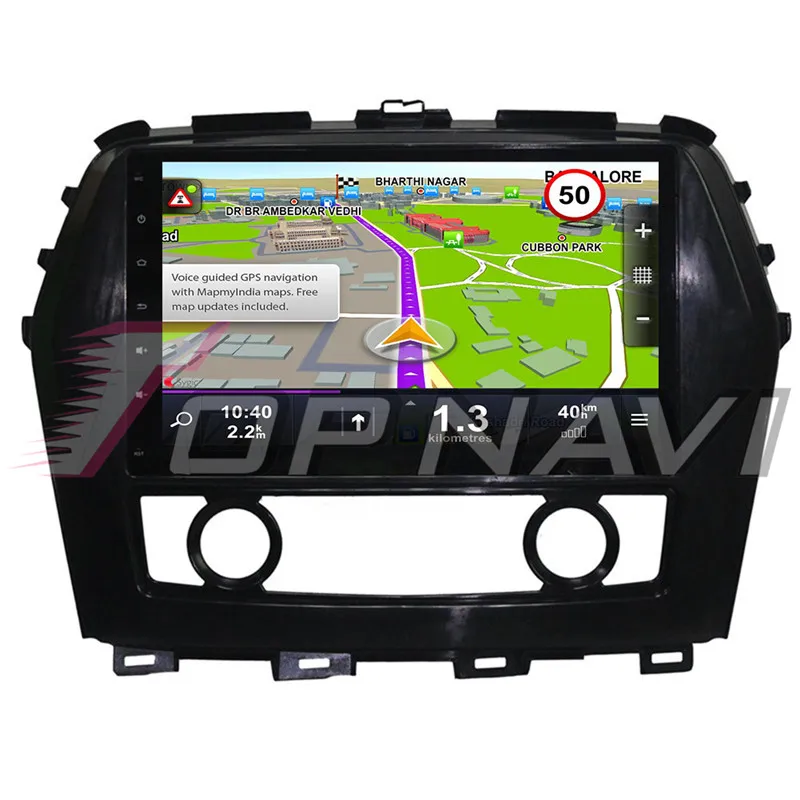 Автомобильный ПК Мультимедийный GPS-навигатор для Nissan Maxima 2016 Android 8 1 10 ''Topnavi