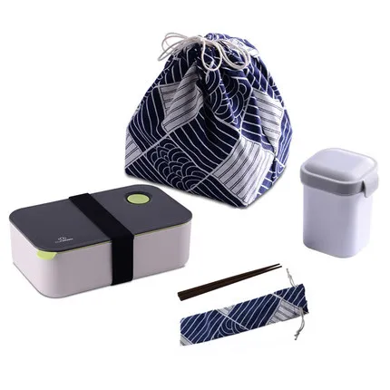 9 Bento box японский стиль пластиковые коробки обед портативный microwavable посуда с сумки суп поле ложки палочками 17 - Цвет: 9