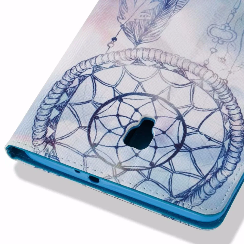Модный чехол с изображением цветка Совы черепа для Samsung Galaxy Tab A 8,0 Smart tt385 8," Smart Cover Funda Tablet Shell