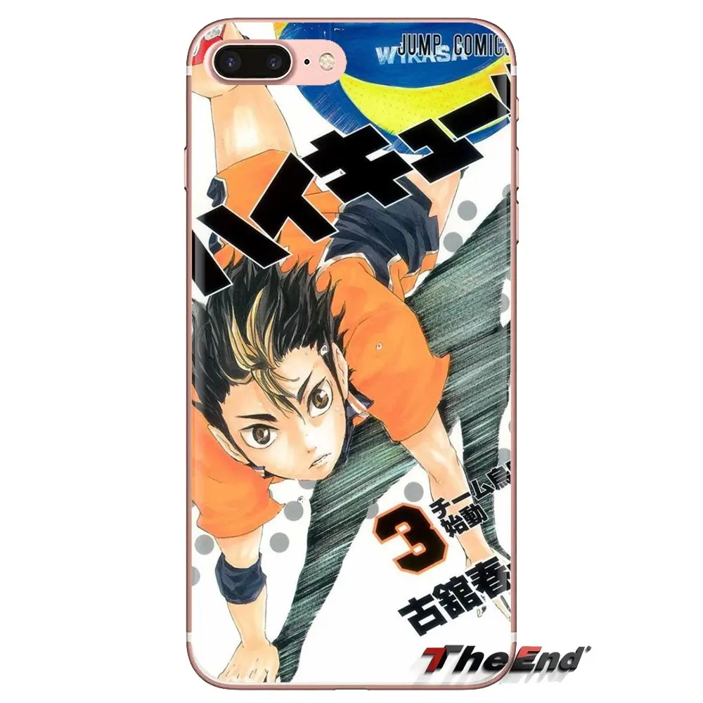Для iPod Touch Apple iPhone 4 4S 5 5S SE 5C 6 6S 7 8 X XR XS Plus MAX Haikyuu! Мягкий прозрачный чехол для второго