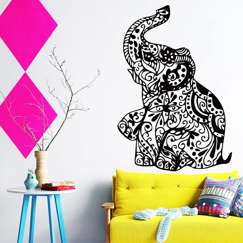 Новый дизайн дешевые украшения дома виниловые художественные татуировки слон