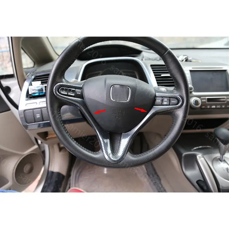 Чехол на руль BBQ @ FUKA из углеродного волокна цвет подходит для Honda Civic 09 2011 с