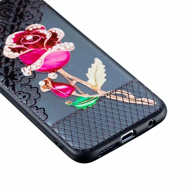 Кружевной Цветочный чехол для телефона huawei P20 Lite Pro P Smart Honor 9 mate 10 Lite Pro Enjoy 7s 8 Y7 Prime Мягкий силиконовый чехол