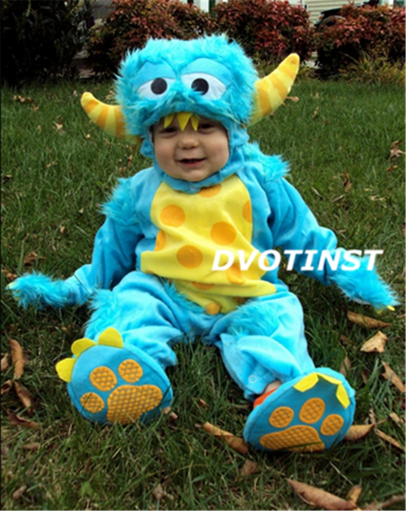 Детский комбинезон для косплея Для Вечеринки На Хэллоуин костюм гения монстра