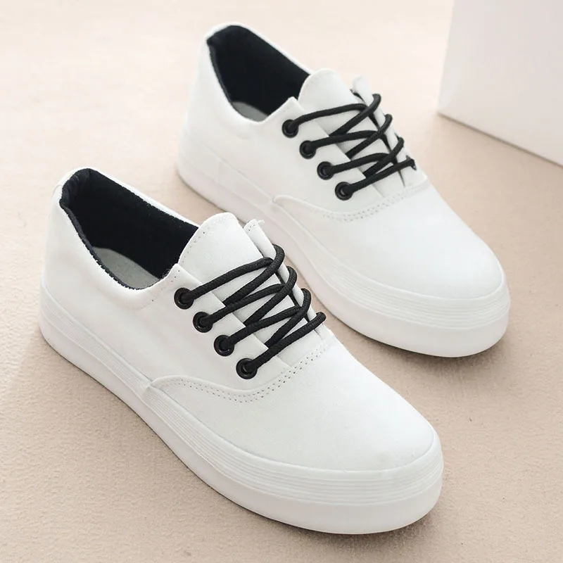 Парусиновая обувь женская 2016 г. новые поступления повседневная на платформе|platform