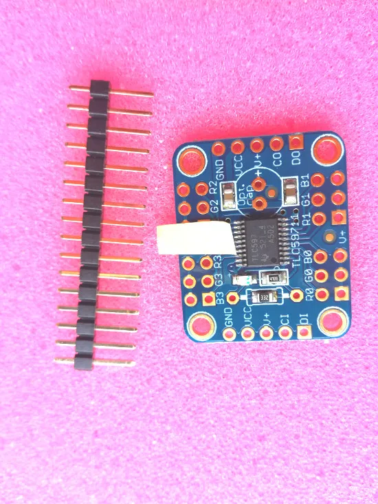 1455 12 канальная 16 битная фотовспышка интерфейс SPI TLC59711|Органайзеры для кабеля| |