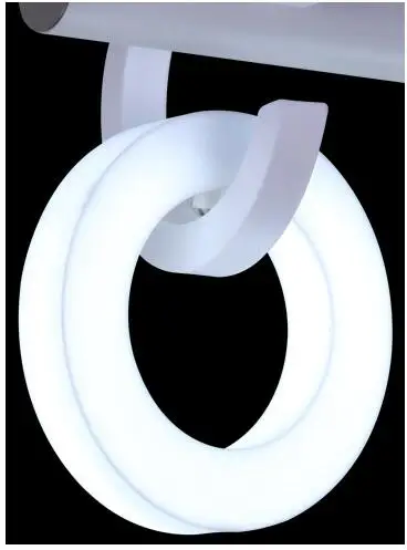 LED простой Креативный дизайн кольцо потолочные светильники для ресторана