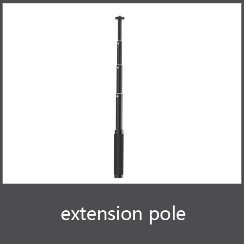 extension pole PGYTECH OSMO Action Pocket/Insta360 One X Расширение селфи палка полюс стержень штатив DJI OSMO Mobile 2 Zhiyun Gopro Hero 7 аксессуар - Цвет: extension pole