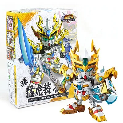 17 Аниме фигурки SD/BB Gundam Sousou Chouun Kanu Ryuubi Ryofu Chousen Kakouton 8 см модель горячее предложение: Наборы игрушек робот-Паззл хобби - Цвет: 17