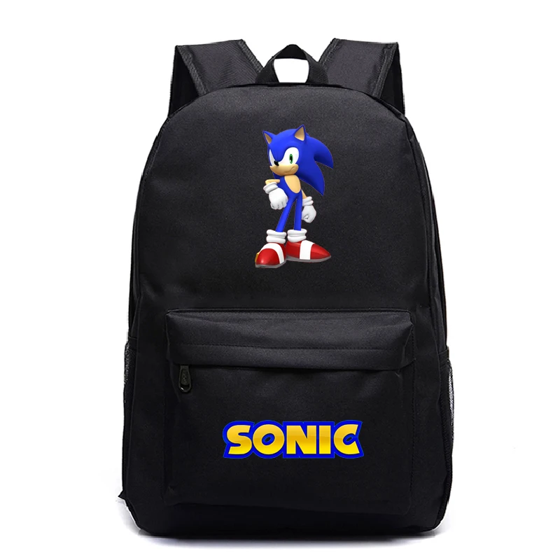 Sonic рюкзак, школьные сумки, модный шаблон, для студентов, для мальчиков и девочек, рюкзак для мужчин и женщин, рюкзак для ноутбука