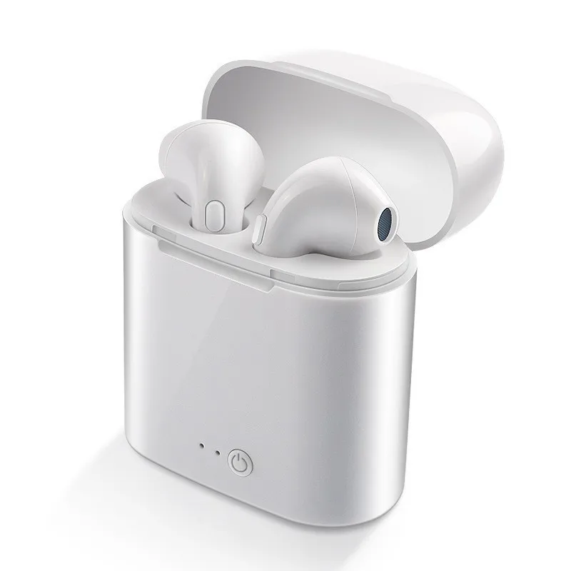 I7s TWS мини беспроводные Bluetooth наушники, стерео наушники-вкладыши, гарнитура с зарядным устройством, микрофон для Iphone, Xiaomi, всех смартфонов