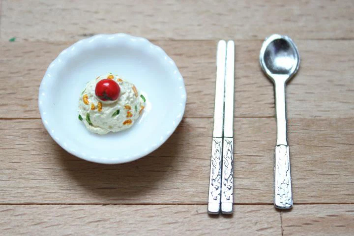 

G10-X078 children baby gift Toy 1:12 Dollhouse mini Furniture Miniature rement accessories Silver knife and fork 9pcs/set