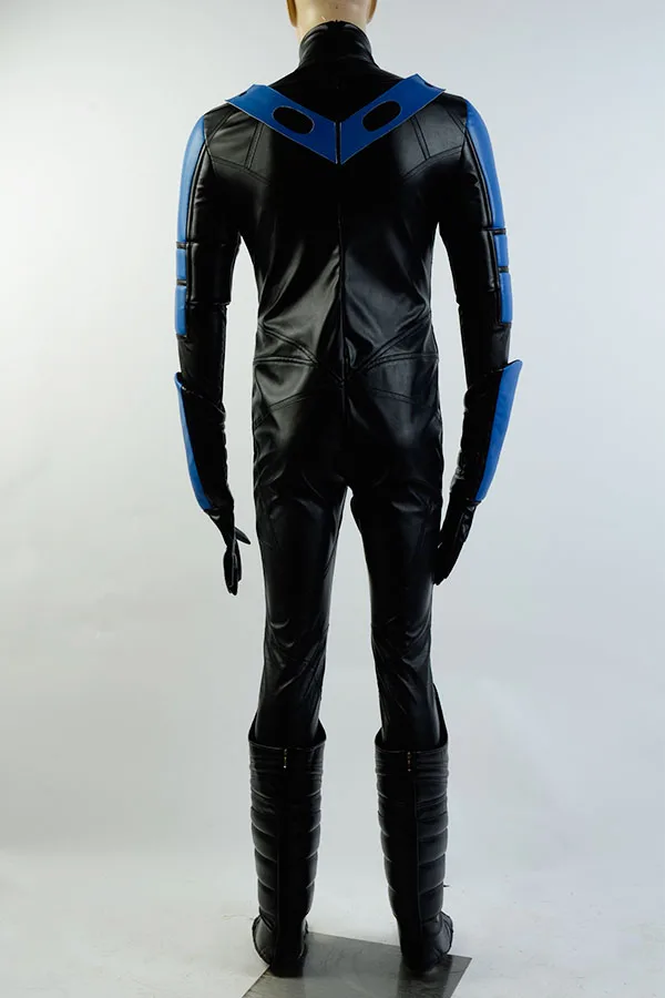 Костюм Бэтмена Arkham City Nightwing Робин Косплэй костюм на Хэллоуин полный комплект