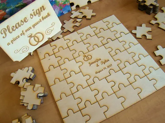 Индивидуальные инициалы для свиданий деревенская головоломка свадебные книги