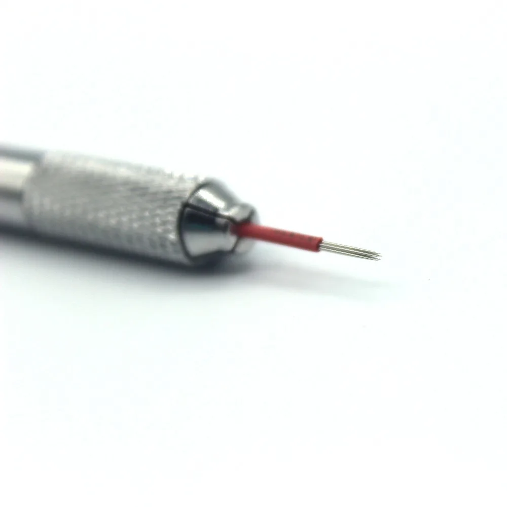 50 шт. пластинки затенение R5 лайнер микроблейдинга tebori Иглы руководство иглы для