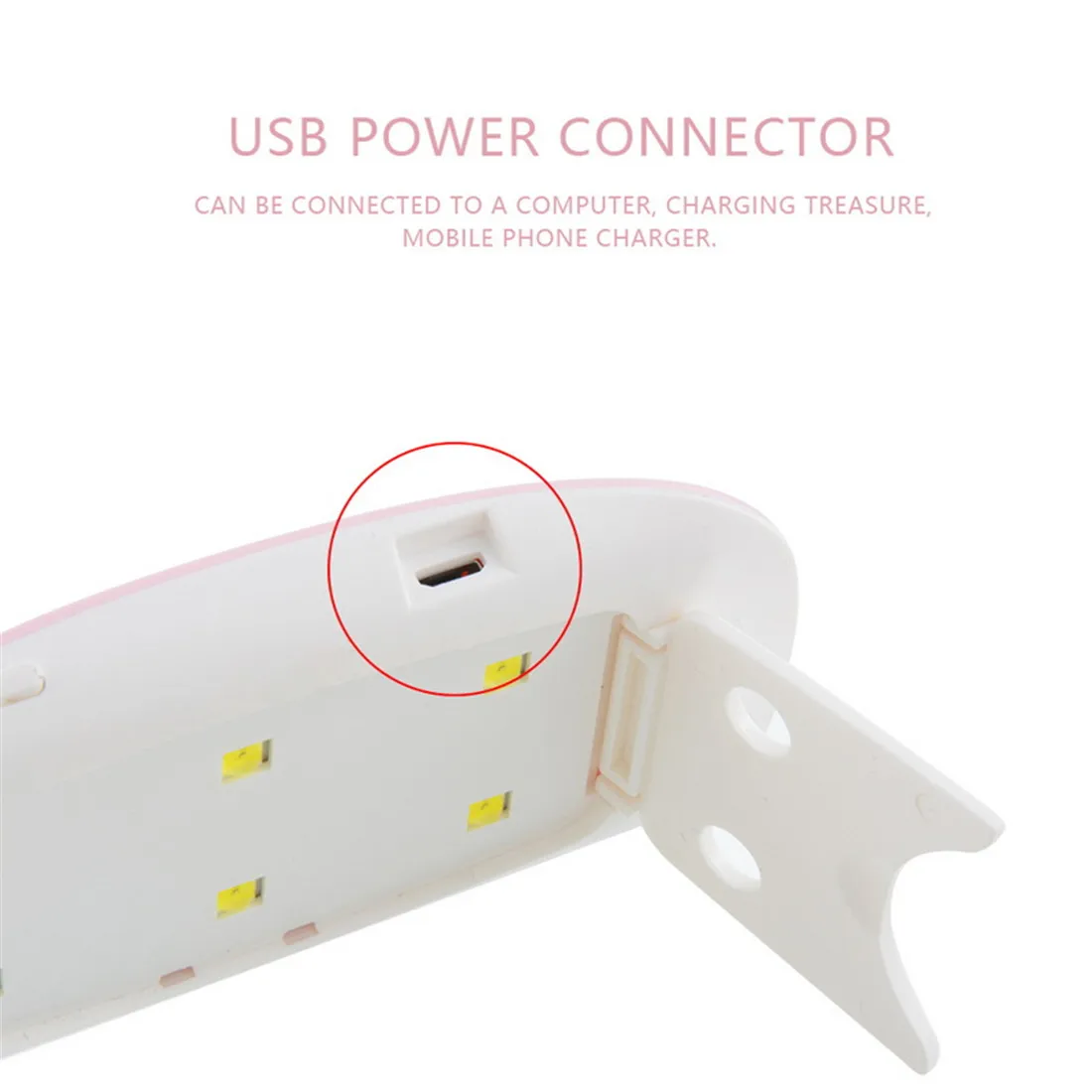 УФ светодиодная лампа SUNUV SUNmini2 портативная мини Сушилка для ногтей с usb кабелем
