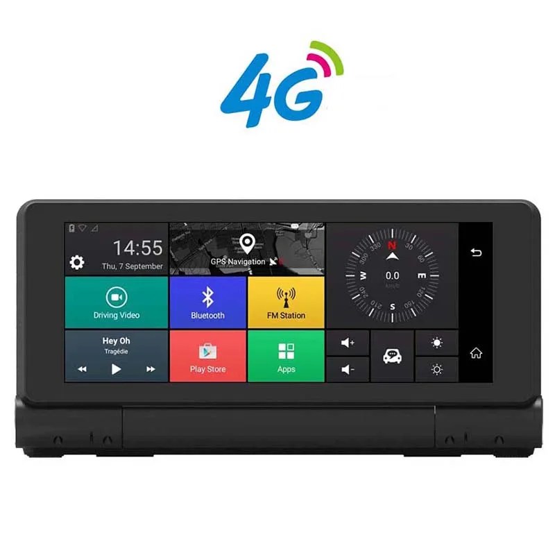 6 84 &quotвидеорегистратор Автомобильный видеорегистратор 4G gps камера навигатор Android