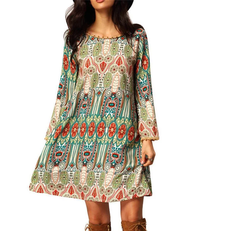 Женское летнее платье макси с цветочным принтом и рукавом 2018|Женские платья| |