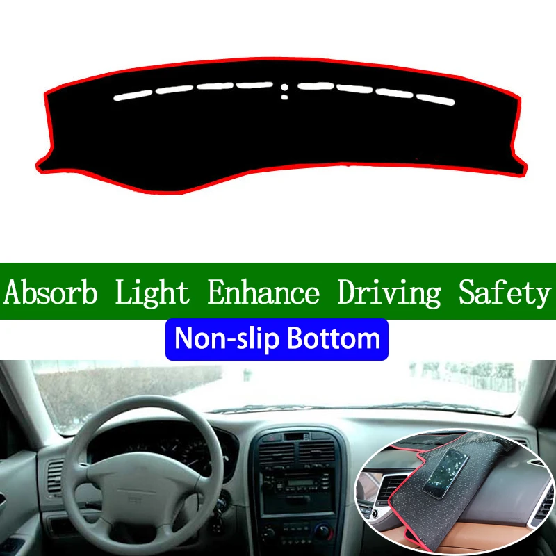 

For kia optima 2005 Non-slip Bottom Dashboard Cover Car Decals Car Stickers Interior Car Accessories