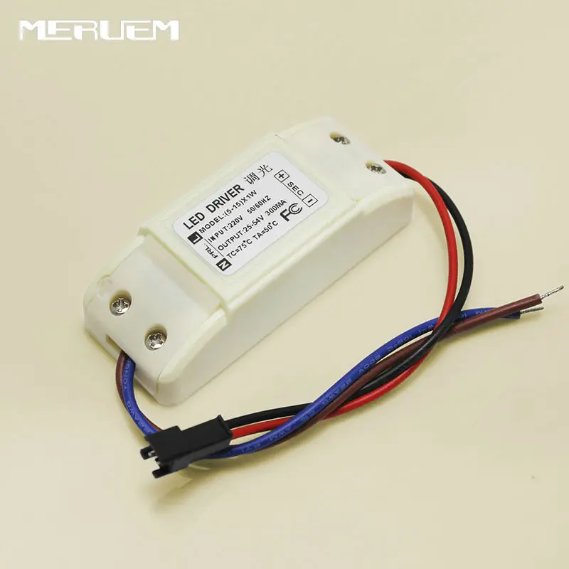 Светодиодный драйвер с регулируемой яркостью 1 шт. светодиодный источник питания