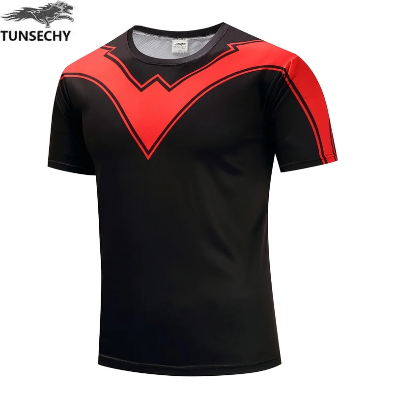 Модная брендовая футболка с цифровым принтом летняя мужская коротким рукавом