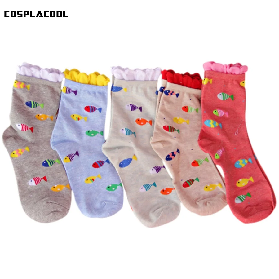 [COSPLACOOL] новые женские модные милые Повседневные Удобные дышащие носки в стиле