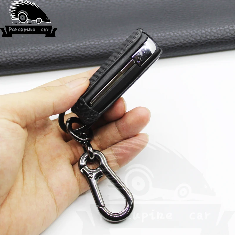 Новинка чехол для ключей из натуральной кожи VW Polo Golf 7 Tiguan Skoda Octavia Kodiaq Ateca Karoq SEAT Leon
