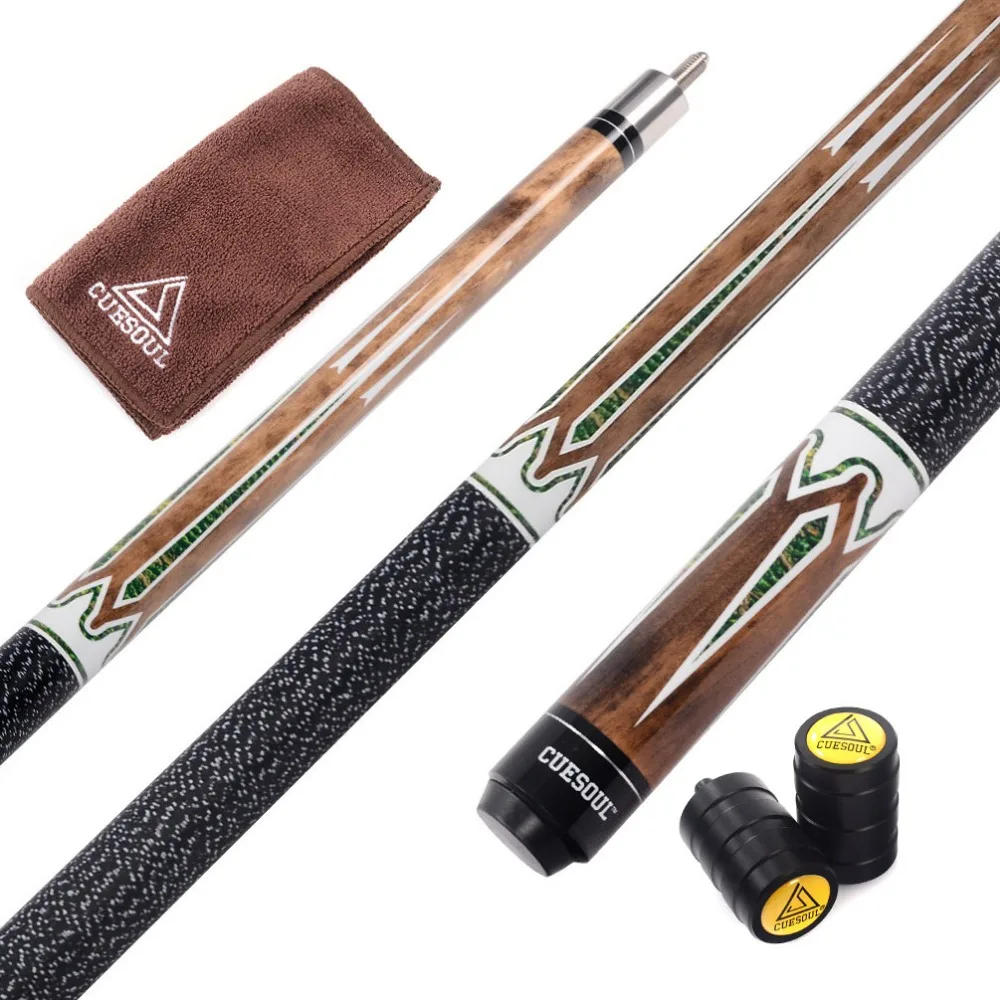 CUESOUL Pool Cue,Billiard Cue With Cue Joint Protector and Cue Towel