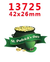 Бесплатная Доставка 30 шт. плоское украшение из смолы Святого Патрика день Смола