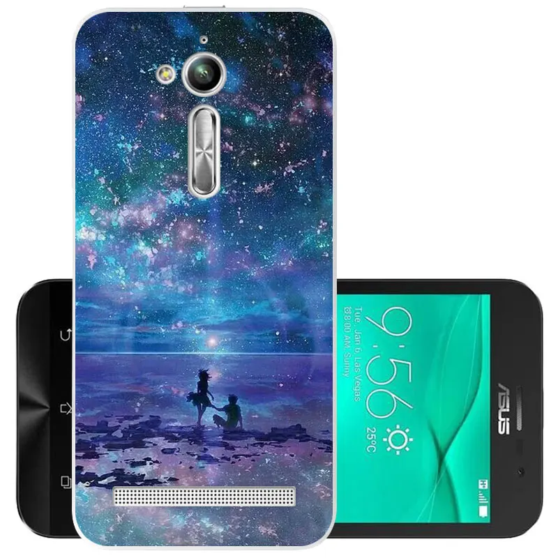 Чехол CaseRiver TPU 5," для Asus Zenfone Go ZB500KL, мягкий силиконовый чехол с милым рисунком, чехол для Asus Zenfone Go - Цвет: 11
