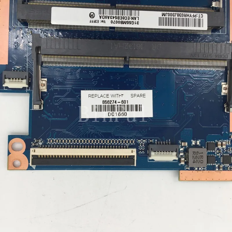 Высококачественная материнская плата для ноутбука Pavilion 15 AW 856274 601 501 DAG55AMB6E0 100%
