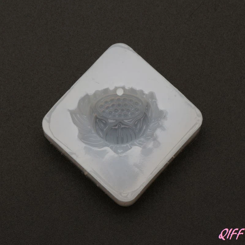 Лотос нефрит кулон силиконовая смола эпоксидная Форма Ремесло литье ювелирные