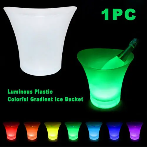 5L разноцветный светодиодный шампанское напитки кулер с подсветкой Светящиеся
