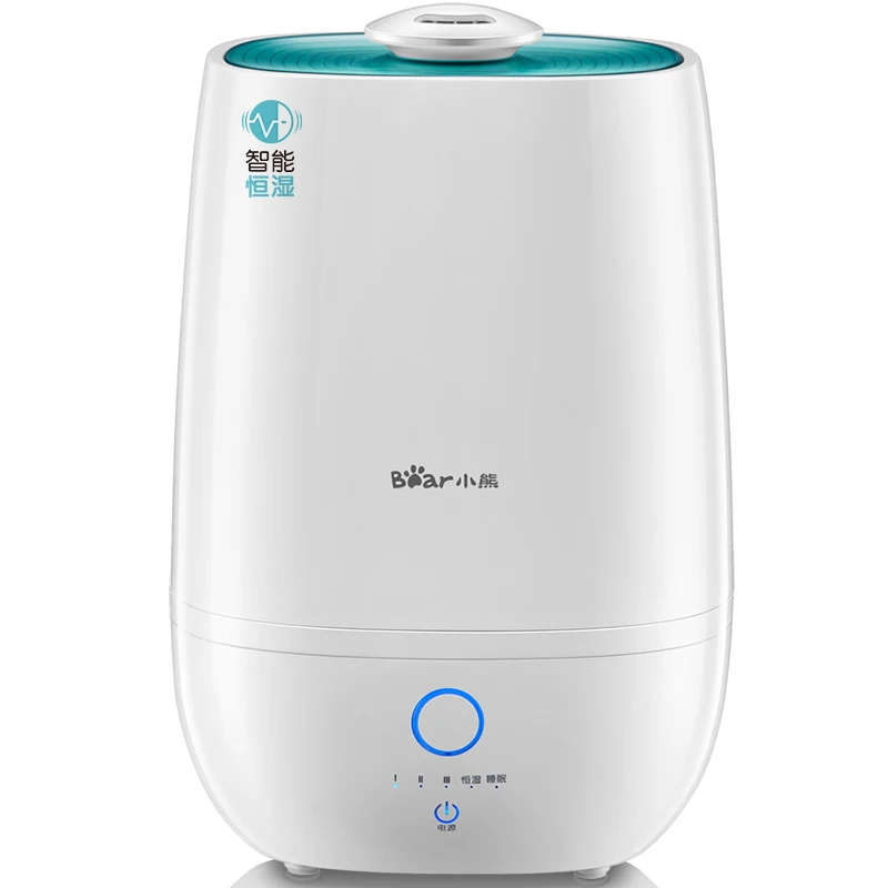 

220V Bear 5L Air Purifier Humidifiers Ultrasonic Ultra Mute Intelligent Constant Humidity Bacteriostasis Water Tank EU/AU/UK