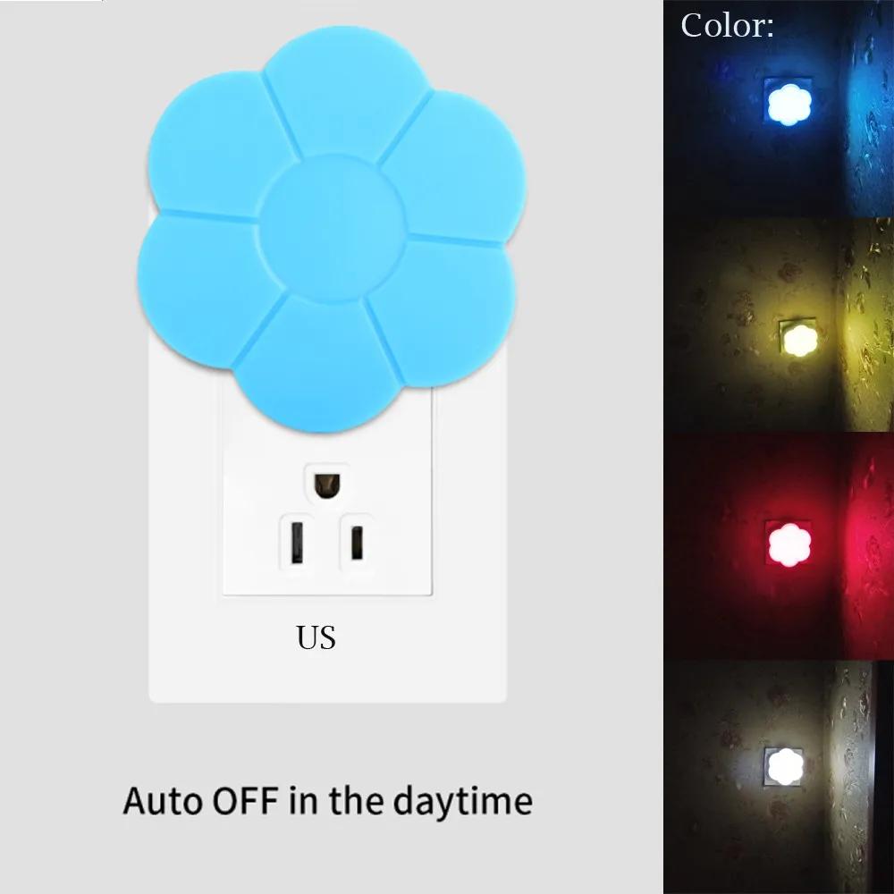 Автомобильная лампа с датчиком индукции для США светодиодная спальни цветком