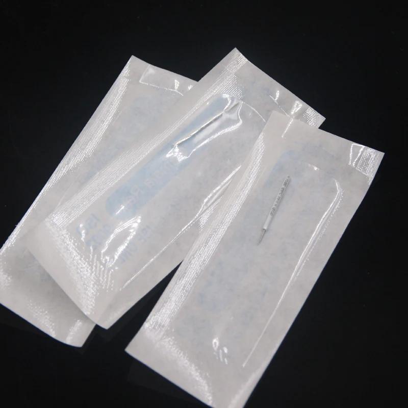500pcs 3R Micro Knife Tebori Circular Needle Manual Microblading 3D Eyebrow Embroidery R5 Fog Round Semi Permanent Makeup | Красота и