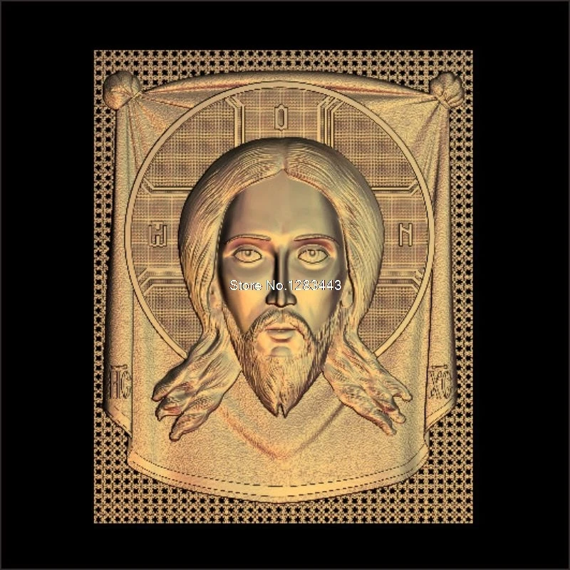 Модель jesu _ с головой Христа модель STL рельефом для ЧПУ формат Иисуса 3d роутер 3
