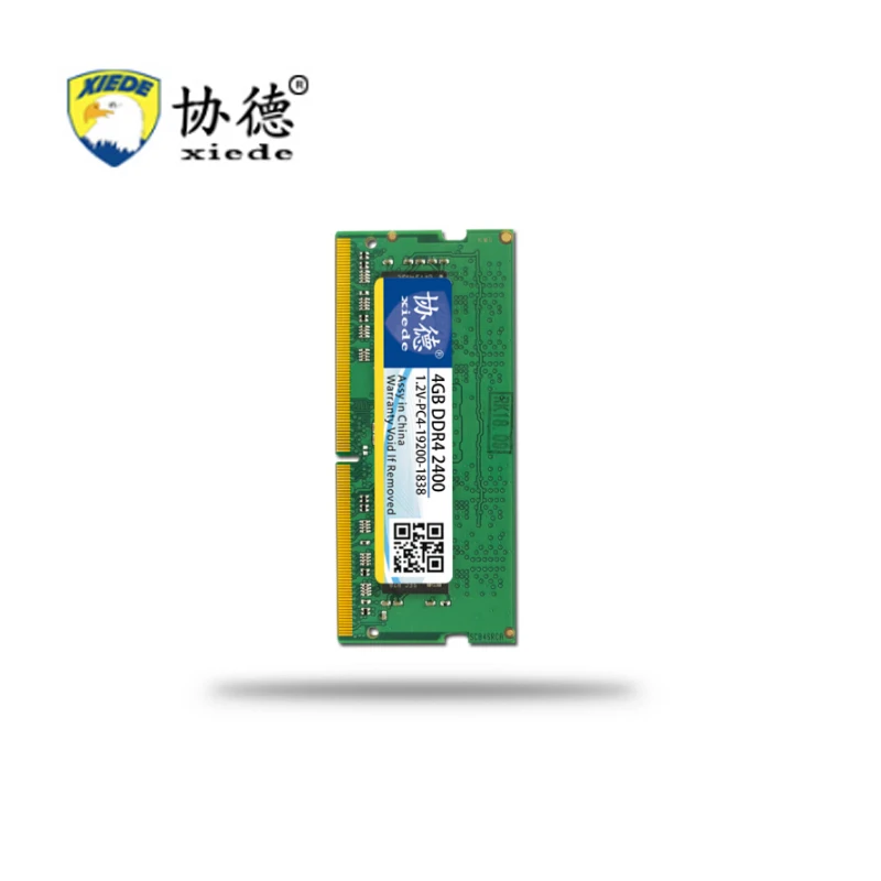 Для игр XieDe оперативная Память DDR4 4 ГБ для ноутбука Sodimm Memoria совместимая с DDR 2400 МГц