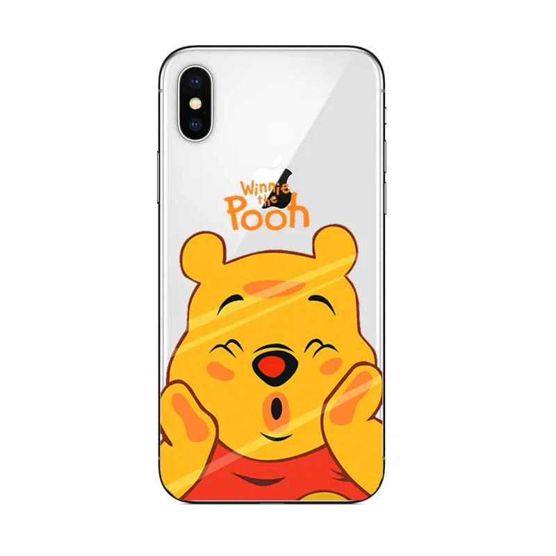 Коричневый Жесткий пластиковый чехол с милым рисунком Дональда Дака для iphone 7 6s plus 5 5S SE X XR XS MAX 11 11 PRO MAX чехол для телефона s - Цвет: Коричневый