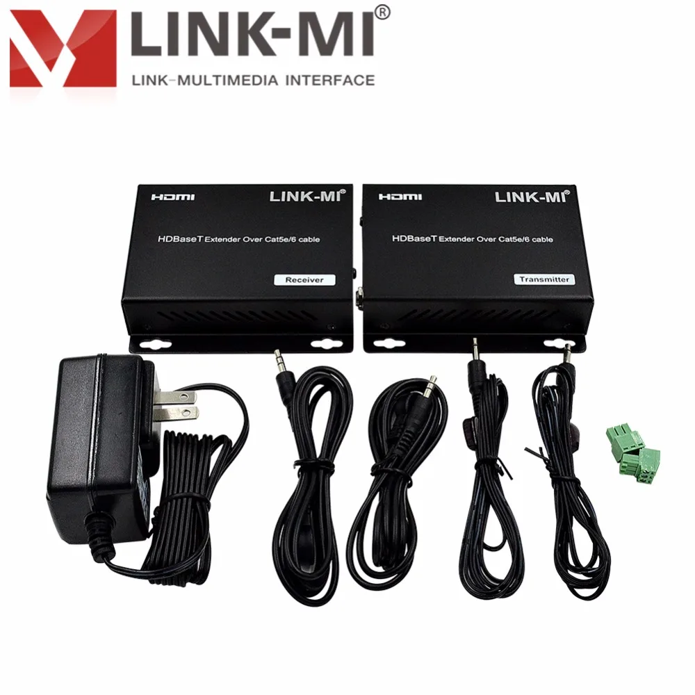 LINK MI EX34 4K 70 100M HDMI удлинитель видео аудио один Cat5e/6 Кабельный передатчик