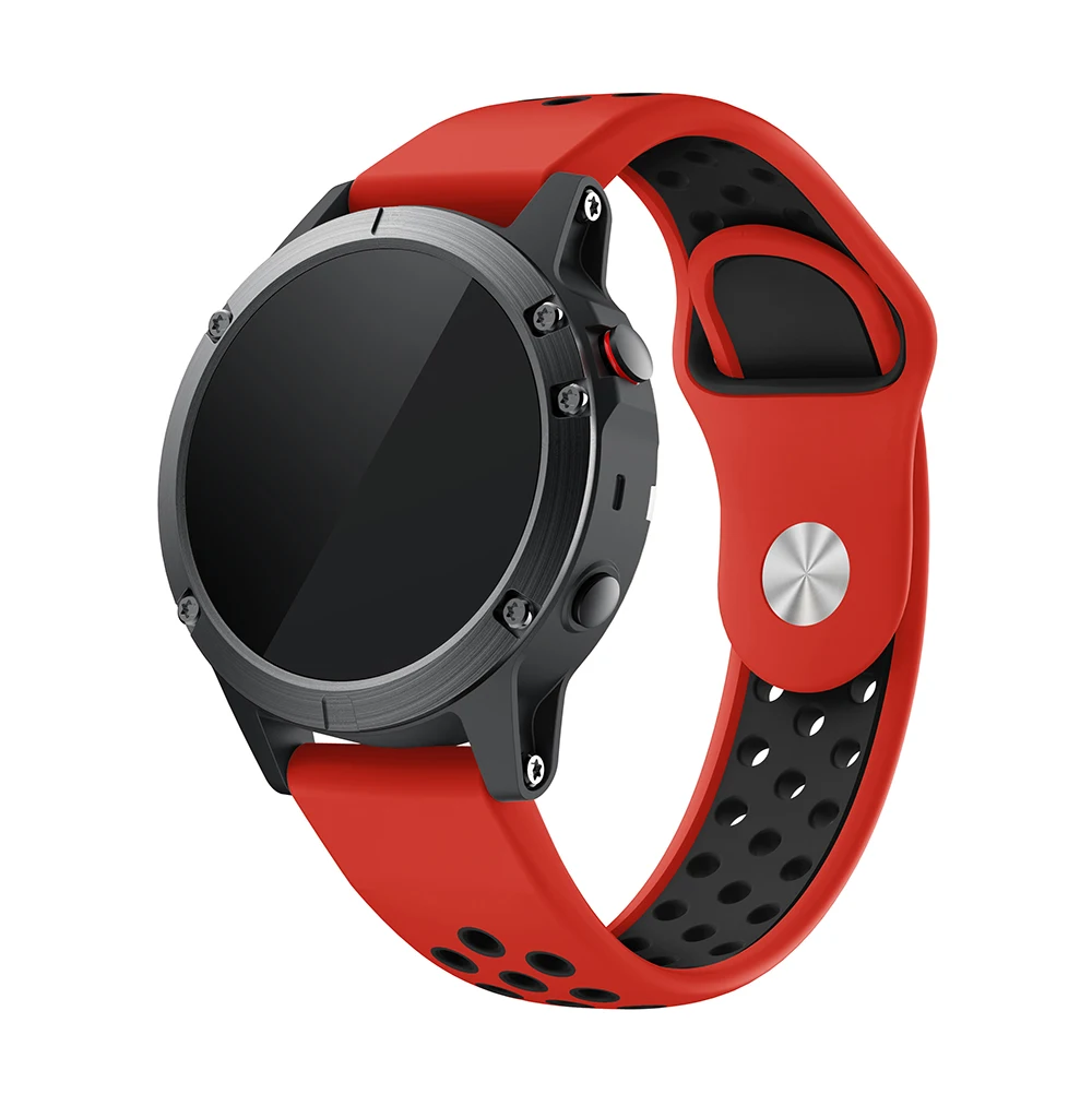 Ремешок силиконовый для наручных часов Garmin Fenix 5/5 Plus/Forerunner 935/touchs60/Quatix 5 22