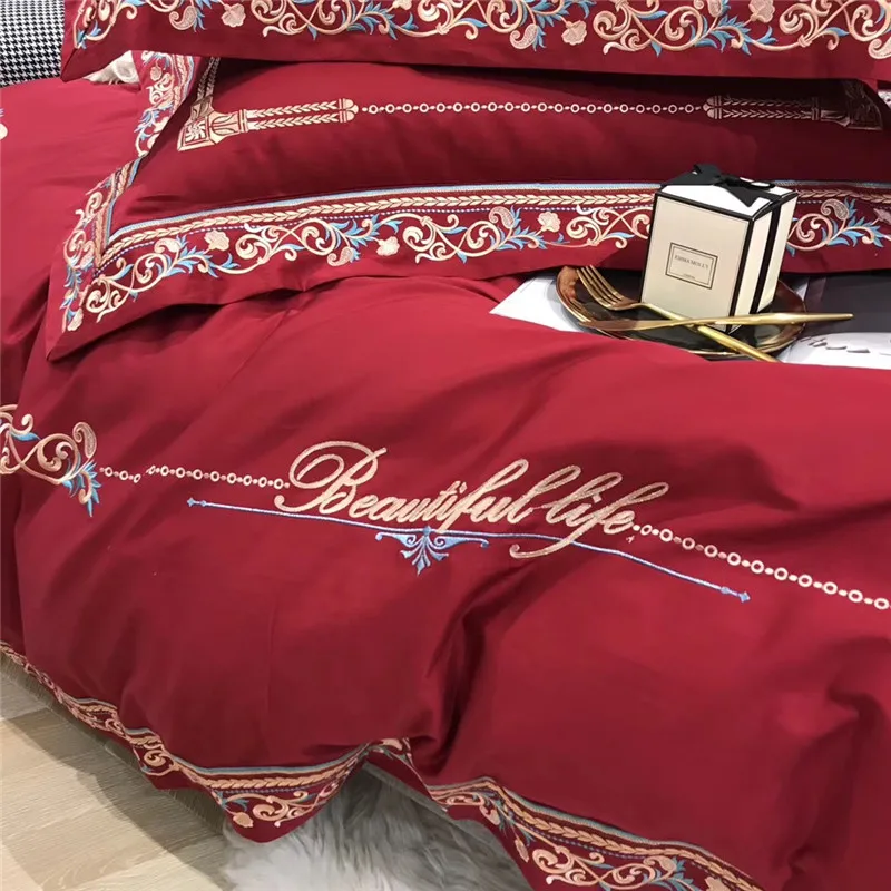 Роскошный Королевский Комплект постельного белья из египетского хлопка с