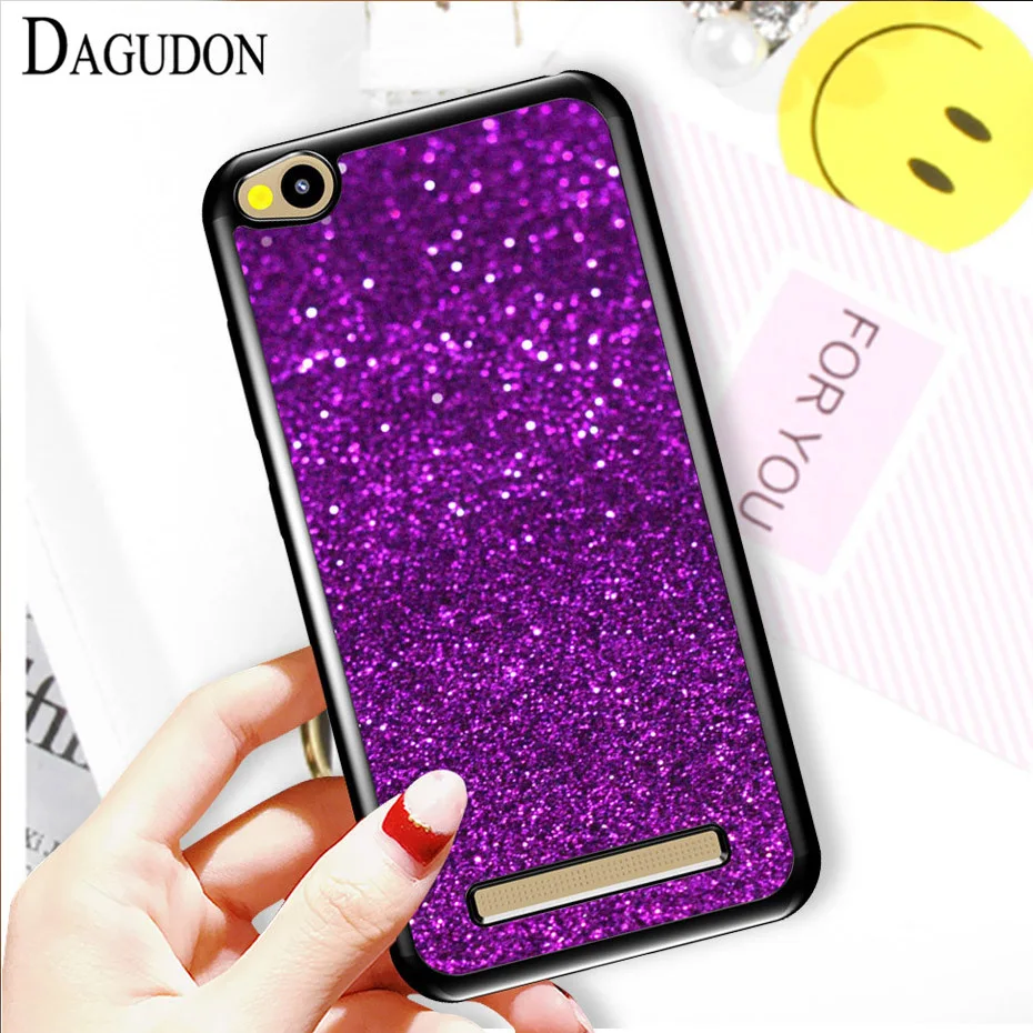For Xiaomi Redmi 4A 4X 6A Case Soft Silicone Bling shinning Phone Cases Note 4 Mi 8 CaseCover Glitter |