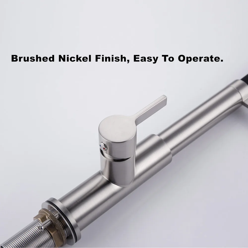 Смеситель для кухни из твердой латуни однорычажный смеситель раковины