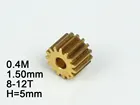 Металлическая Шестерня для радиоуправляемой модели 0,4 м 1,5 мм1,0 мм (диаметр отверстия) 8T  9T 10T 11T 12T Высота: 5 мм2,5 мм