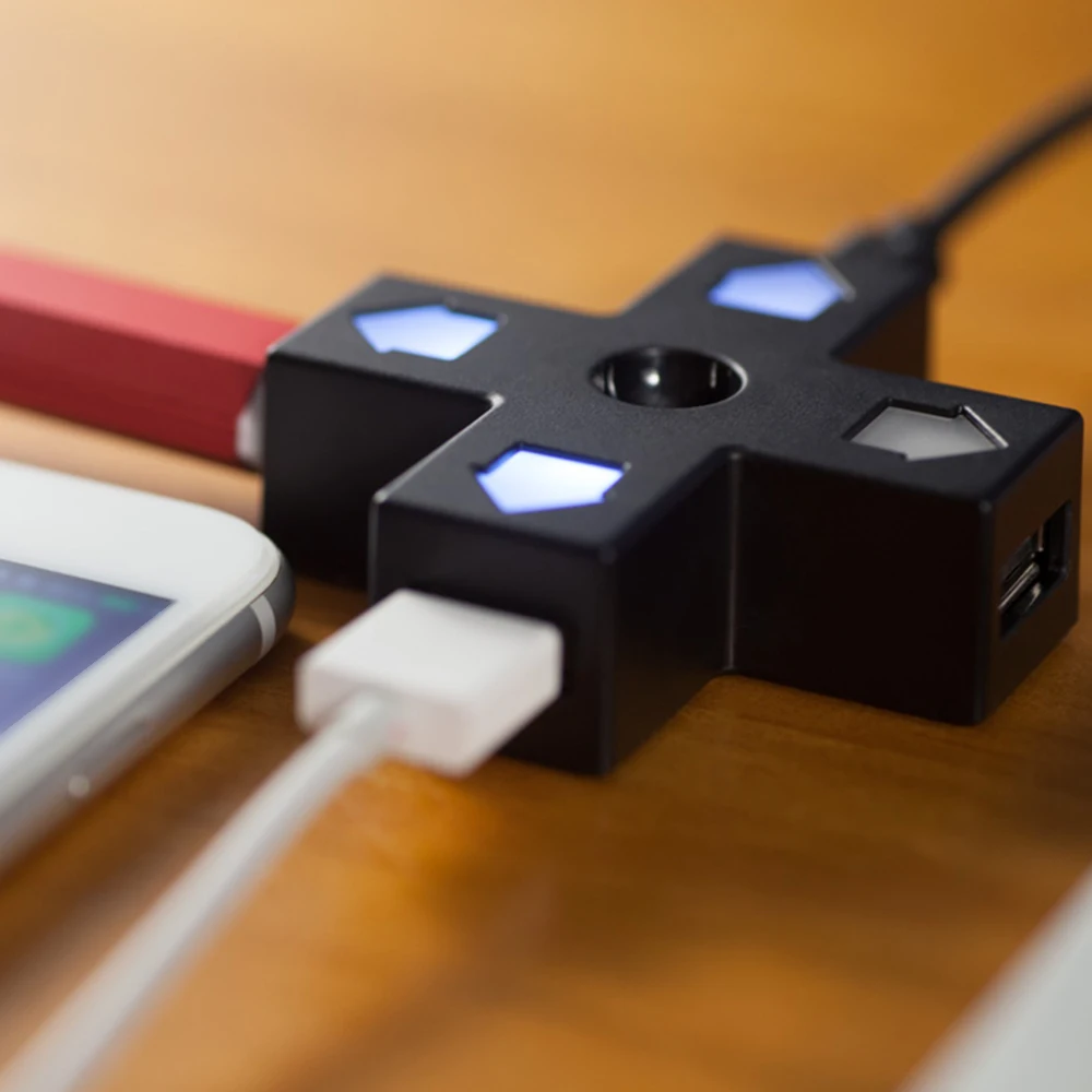 8 BitDo Dpad usb концентратор 1 вход 3 USB порта зарядки 2 0/1 направленный коврик образный