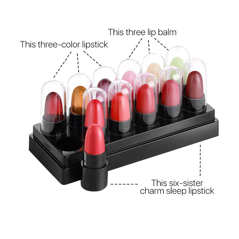 Увлажняющая губная помада Shimmer оттенок Температура изменение Цвет Помады для губ